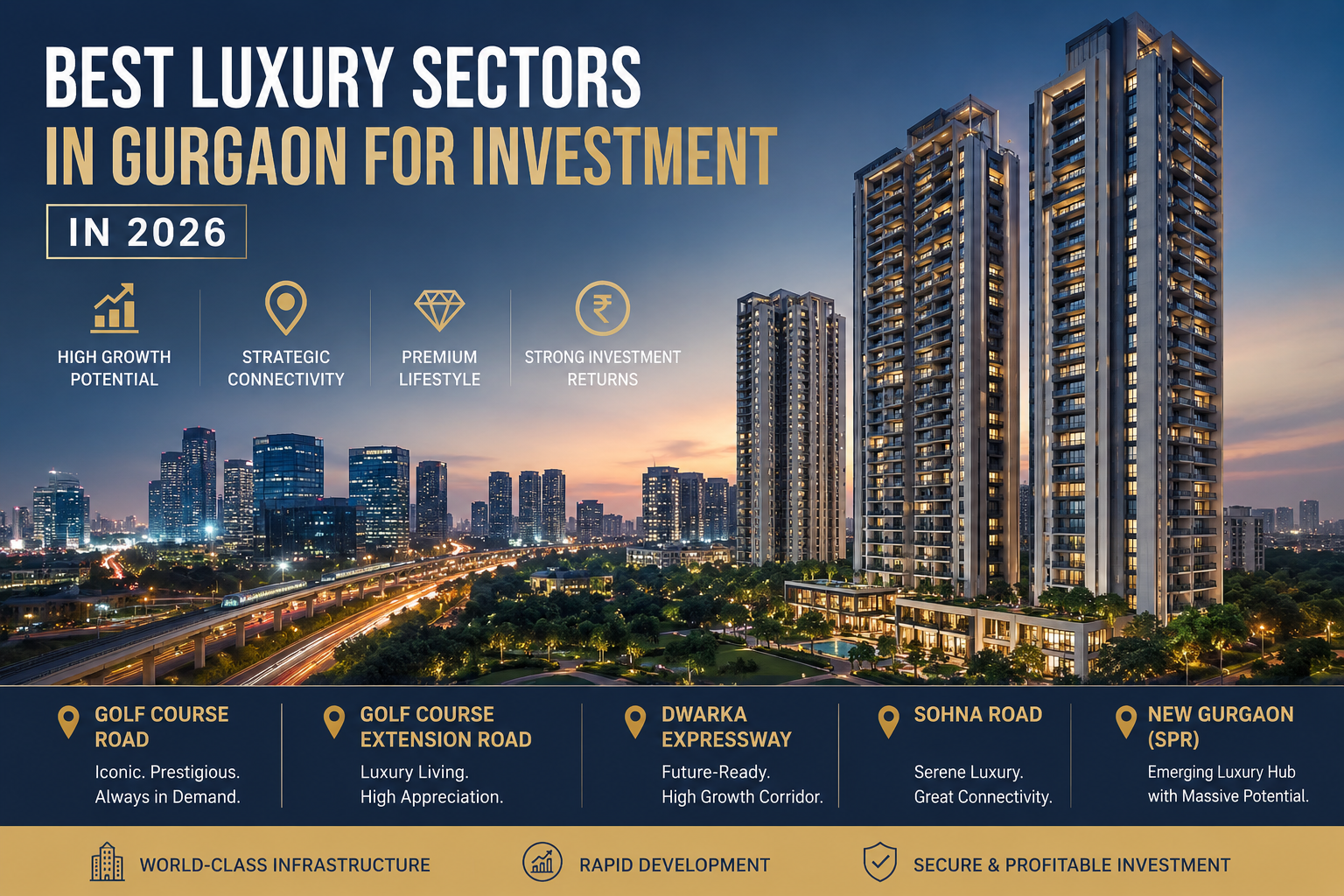 Gurgaon Luxury Real Estate 2026 Skyline and Projects