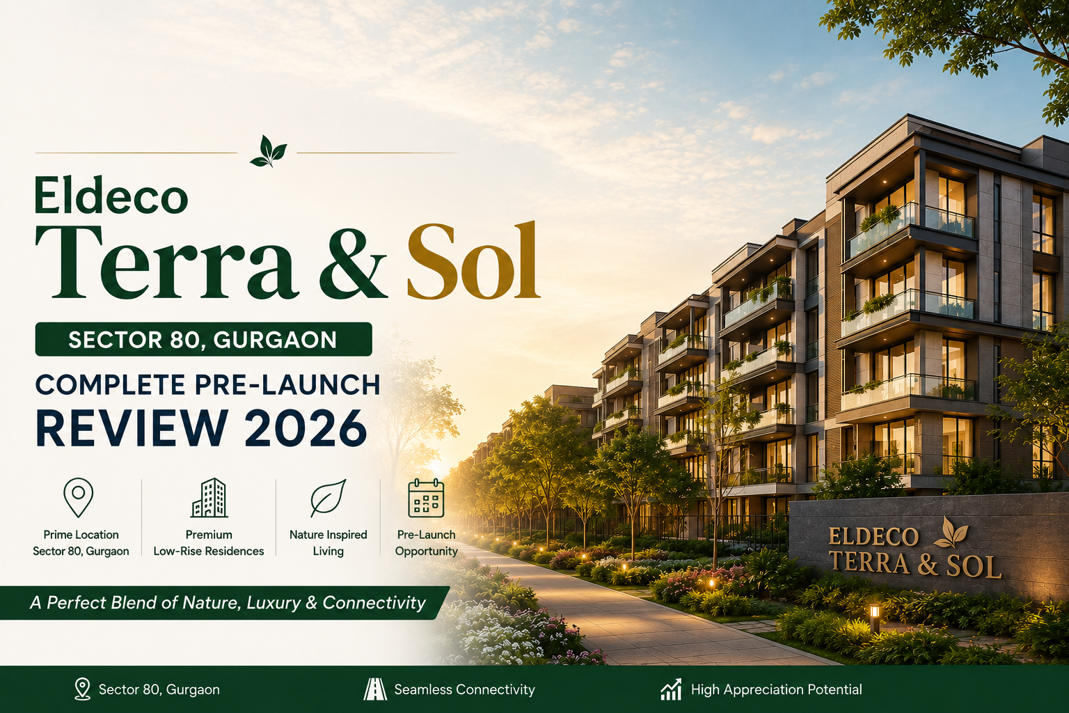 Eldeco Terra and Sol Sector 80 Gurgaon Pre-Launch Skyline