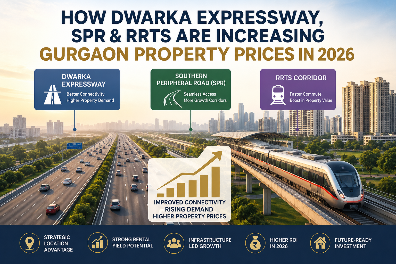 Dwarka Expressway SPR RRTS Gurgaon Property Appreciation 2026