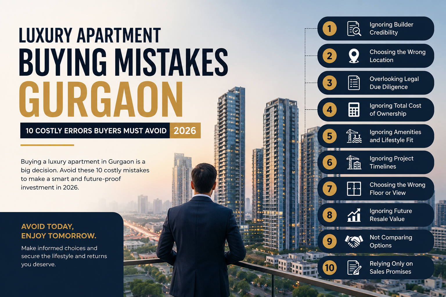 Luxury Apartment Buying Mistakes in Gurgaon