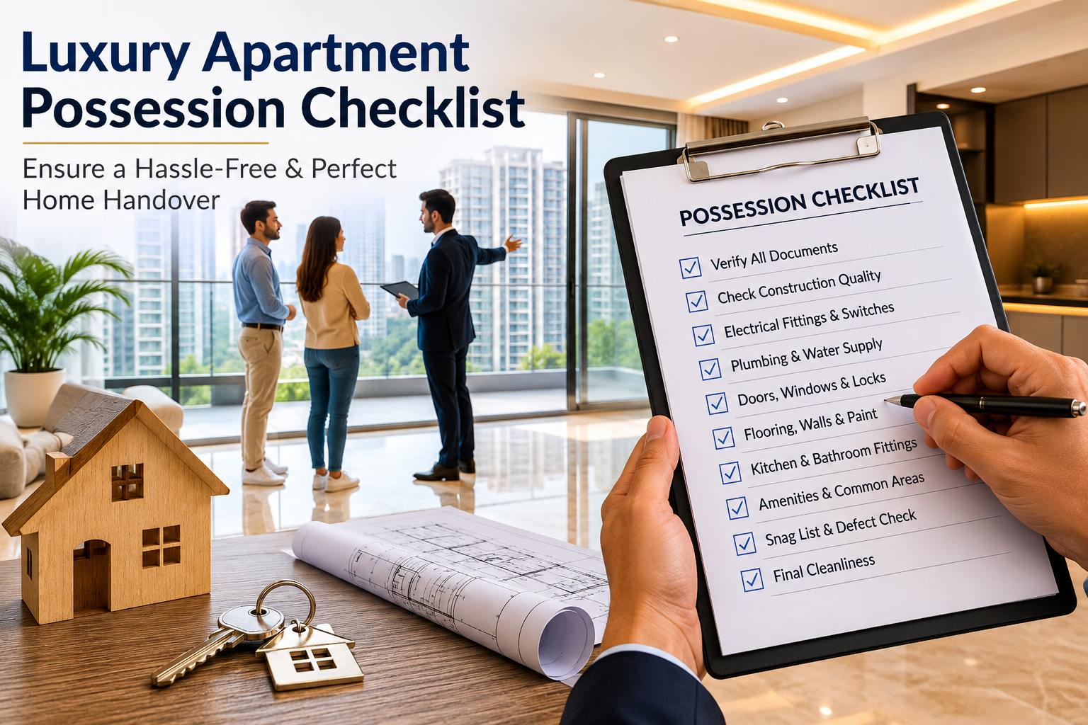 Possession to Move-In Luxury Apartment Checklist Gurgaon