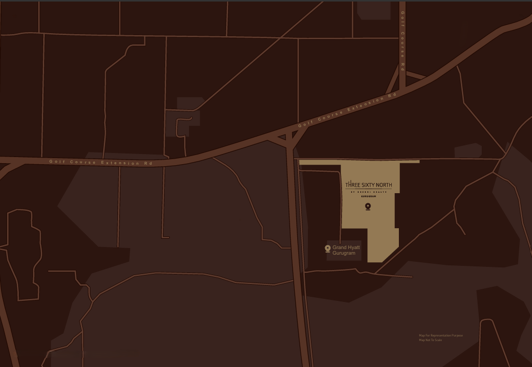 Oberoi 360 Gurgaon location map